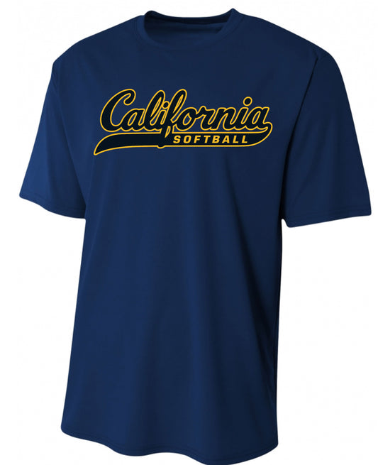 California Softball Dri Fit Jerseys Adult