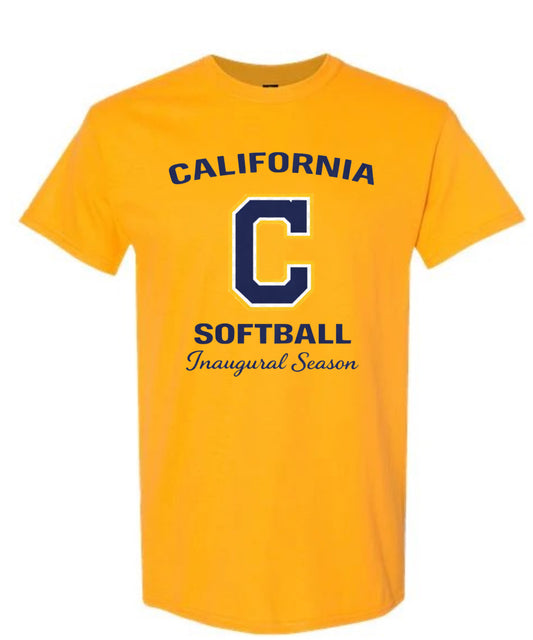 2026 California Softball T-Shirt Cotton
